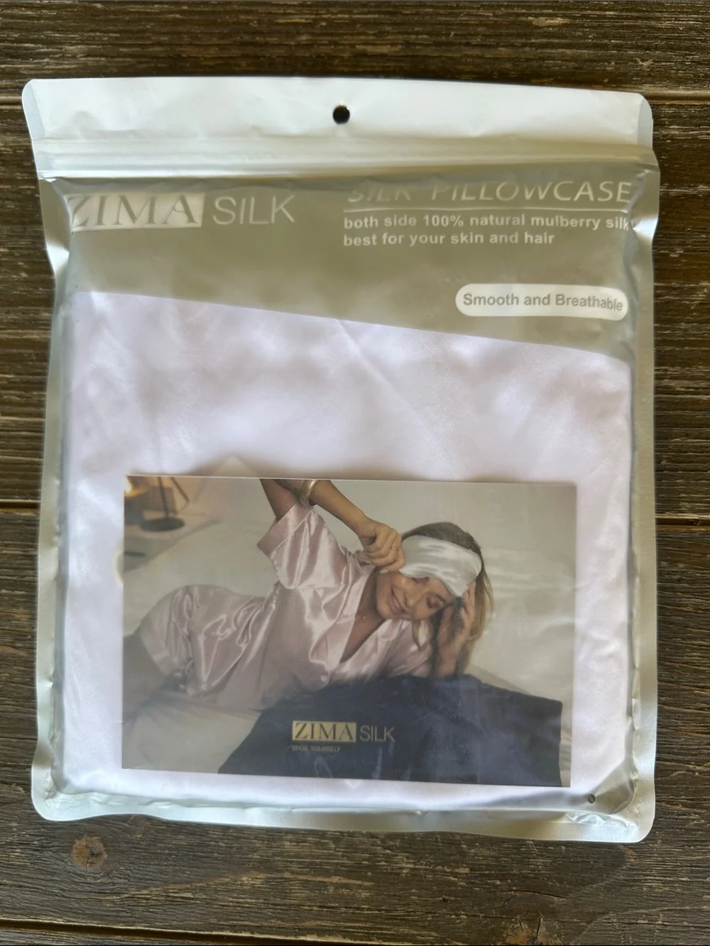 ZIMA SILK Queen Pillowcase 100% Mulberry Silk New Luxury Bedding